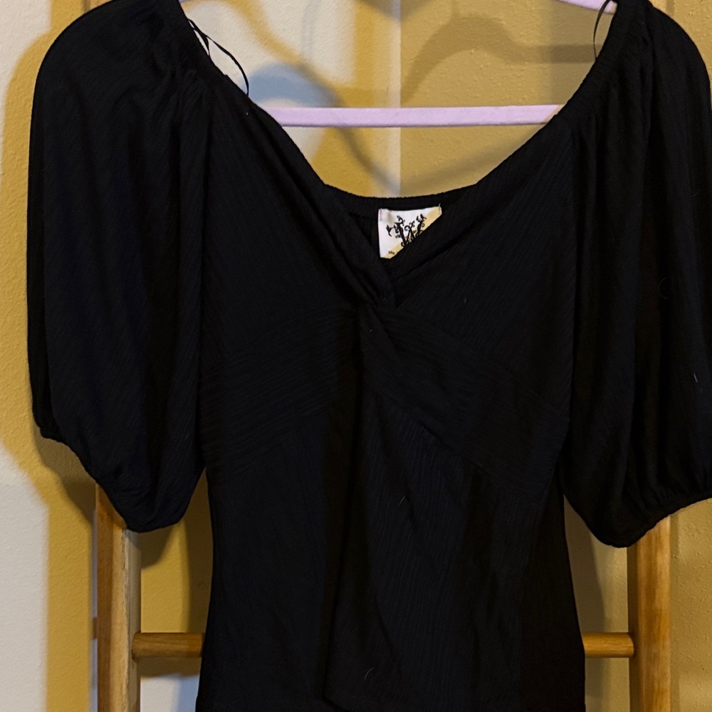 Elegant Black Women's Top New with Tags
